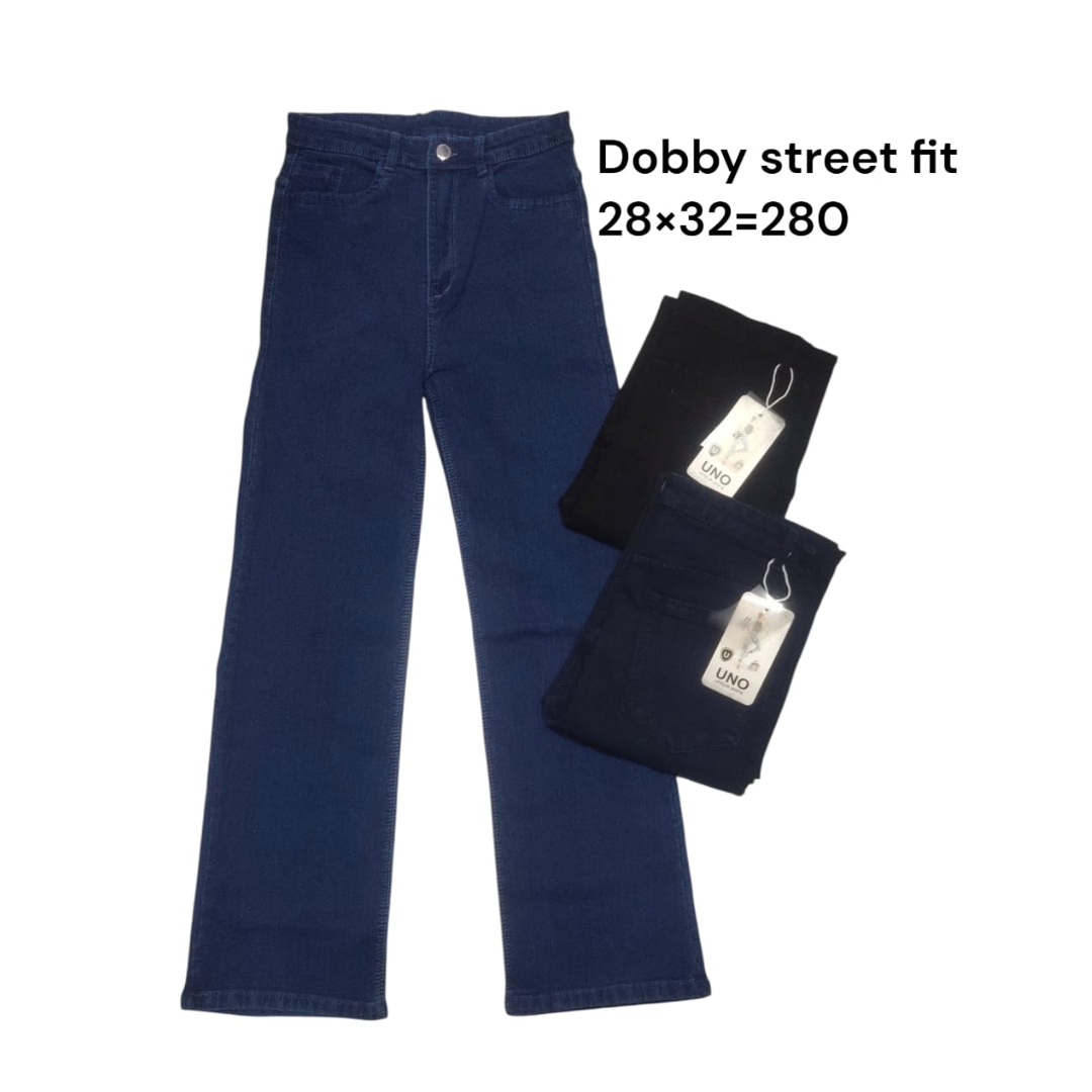 Dobby Street Fit Jeans
